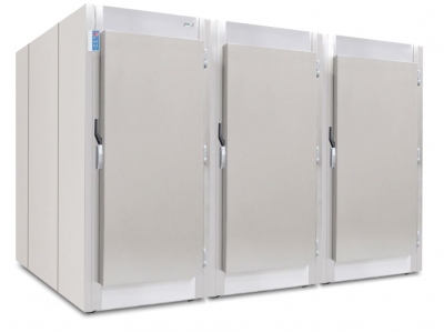 Evermed MMC 9.3 mortuarium koeling met 3 deuren en 9 body trays
