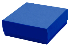 Cryobox karton 133x133x25 mm - blauw