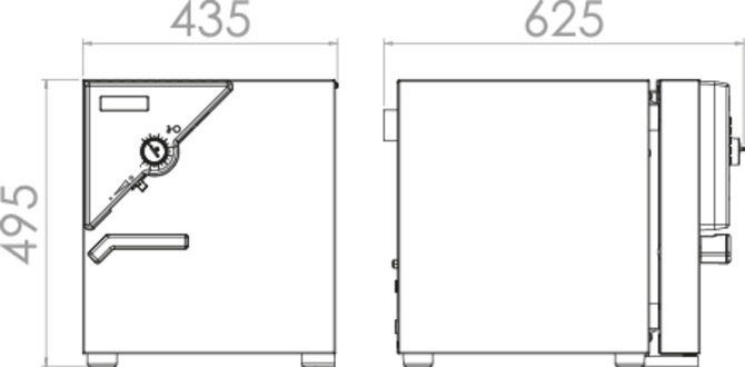 Binder BD 23 - Afmetingen