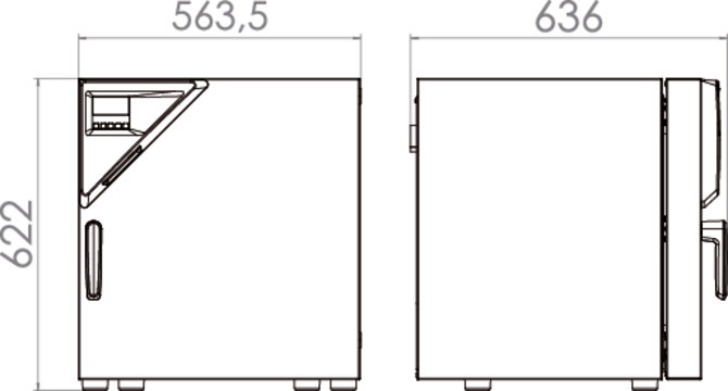 Binder BD 56 - Afmetingen