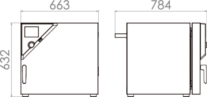 Binder KT 53 - Afmetingen