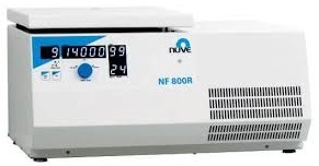 Nuve NF 800R countertop centrifuge met temperatuurregeling