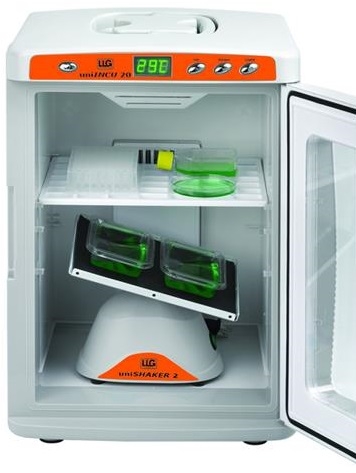 LLG Labware unilNCU 20 met uniSHAKER 2 tuimelschudder