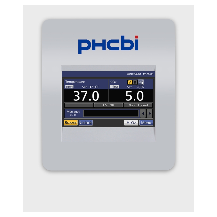 Display PHCbi MCO-170AICUVH-PE tafelmodel CO² incubator