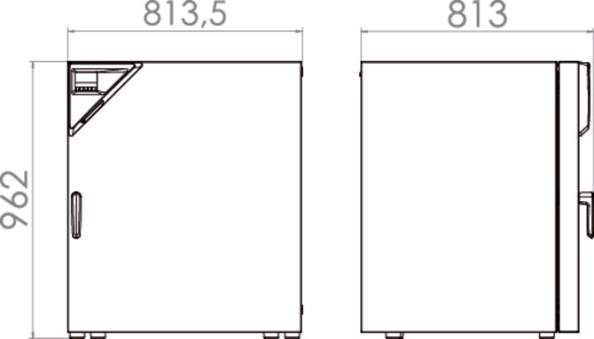 Binder BD 260 - Afmetingen