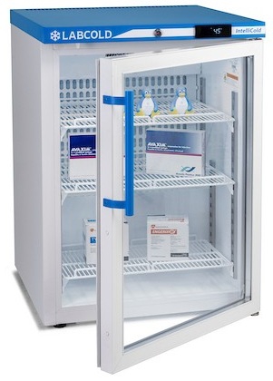 Labcold RLDG0524 tafelmodel medicijnkoelkast met glasdeur