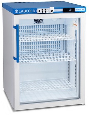 Labcold RLDG0524 tafelmodel medicijnkoelkast met glasdeur en codeslot