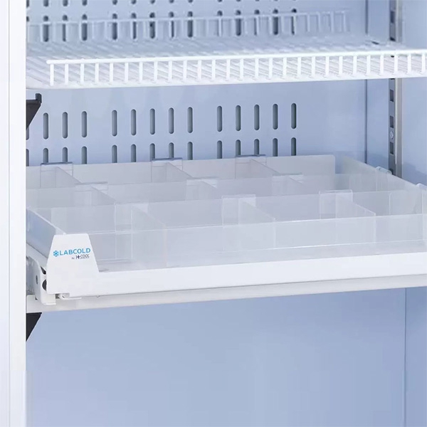 Labcold RLDG1024 - Optionele aluminium lade met vakverdeling