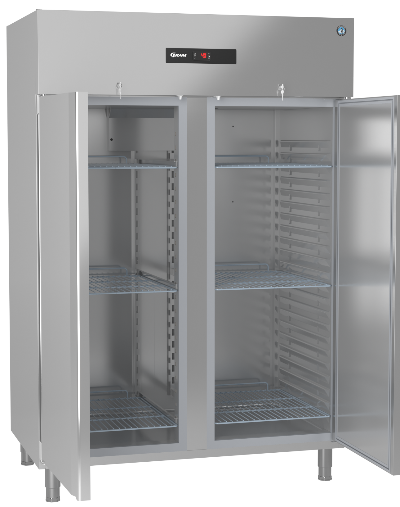 Hoshizaki Advance K 140-4 L professionele dubbeldeurs koelkast