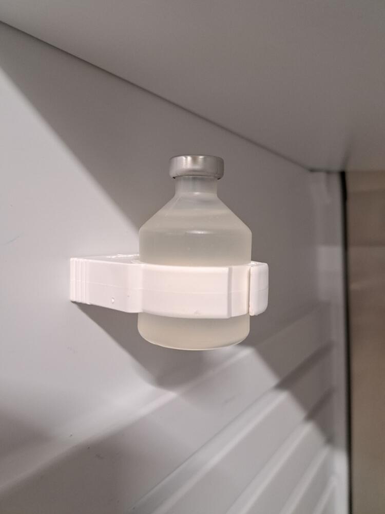 Bufferpotje met glycerol voor temperatuursensor - incl. houder