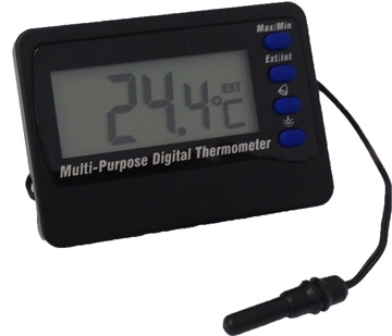 Broederschap Tientallen Seminarie Digitale thermometer met interne sensor en externe voeler