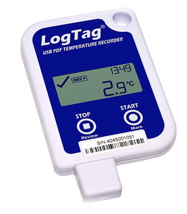 LogTag UTRID-16 digitale temperatuur datalogger met USB-aansluiting