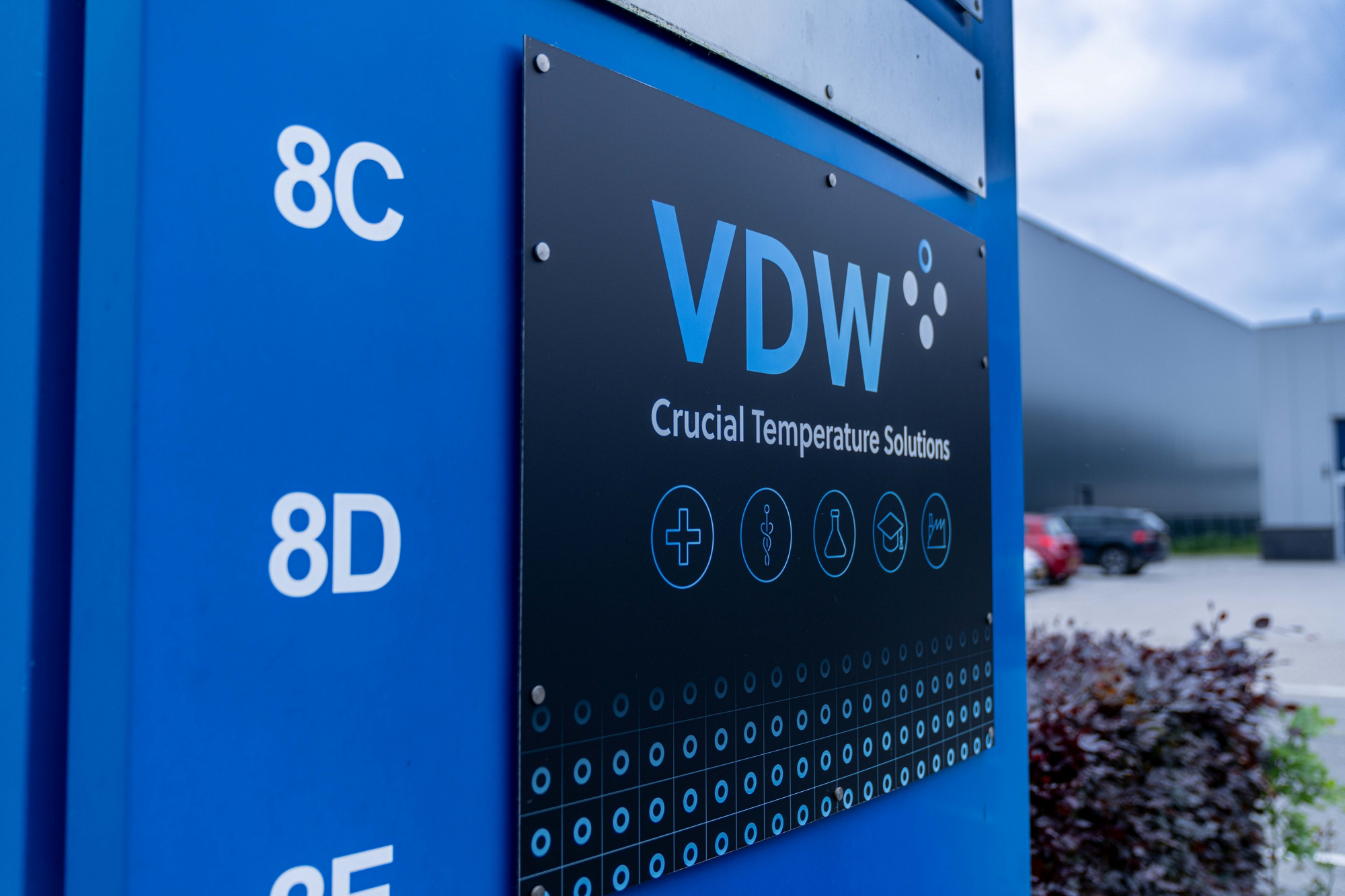 VDW reclamebord