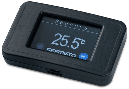 Seemoto gateway met display