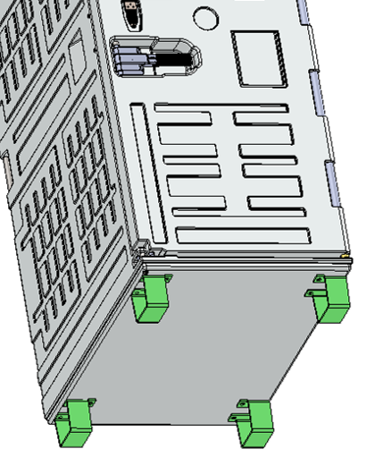 Melform Koala 780 - Gegalvaniseerde poten