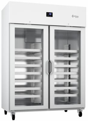 Infrico medcare LTR130GD dubbeldeurs laboratorium koelkast met glasdeuren