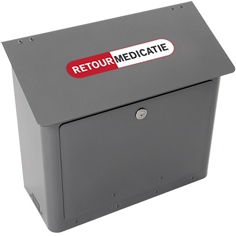 Wandmodel retourmedicatiebox