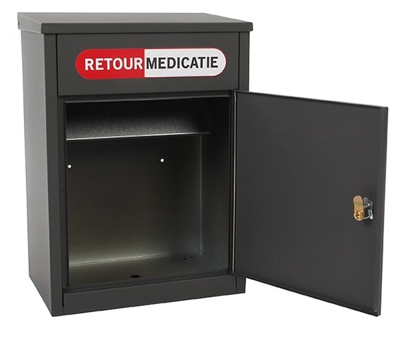 Wandmodel retourmedicatiebox