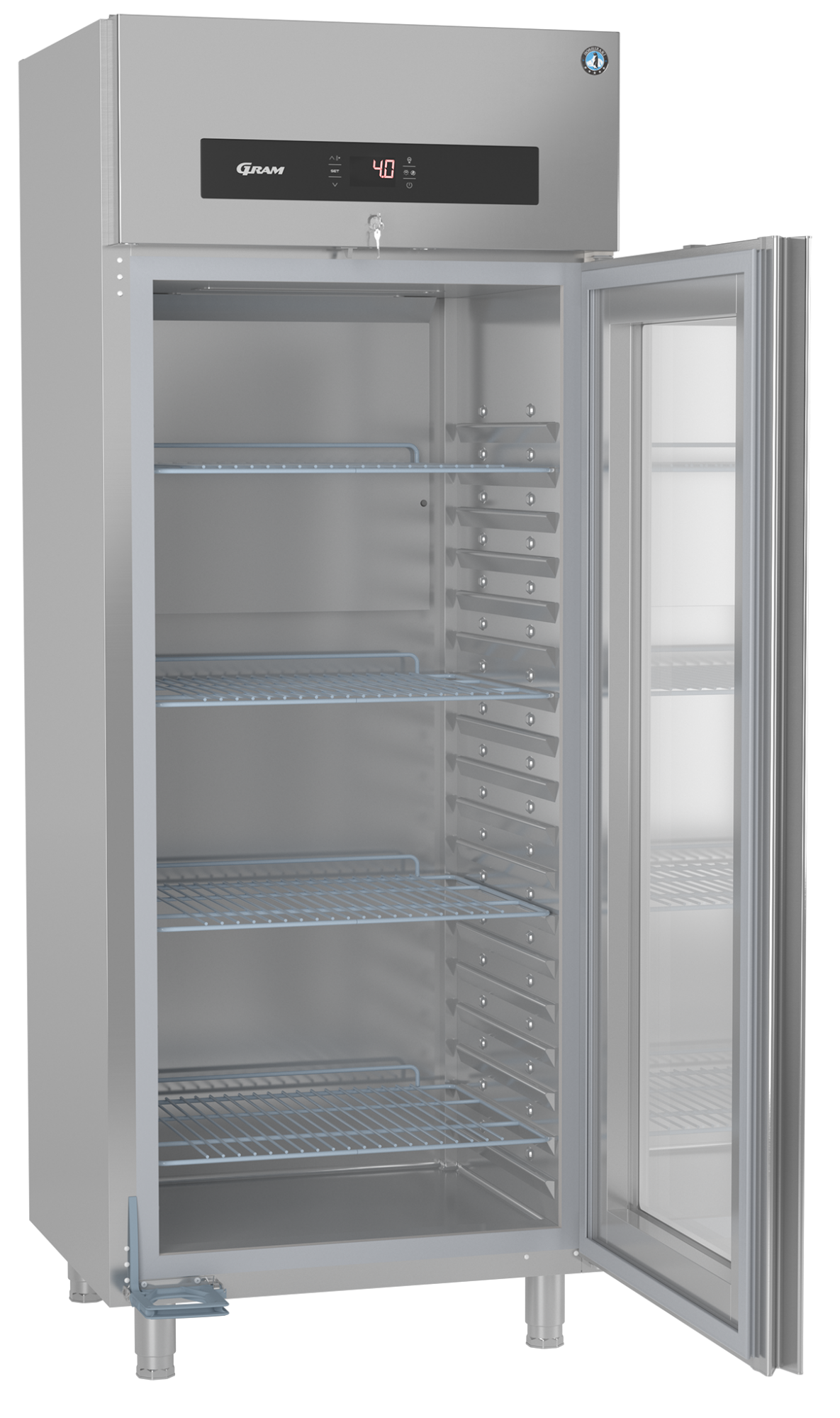 Hoshizaki Premier KG W80 L professionele koelkast met glasdeur