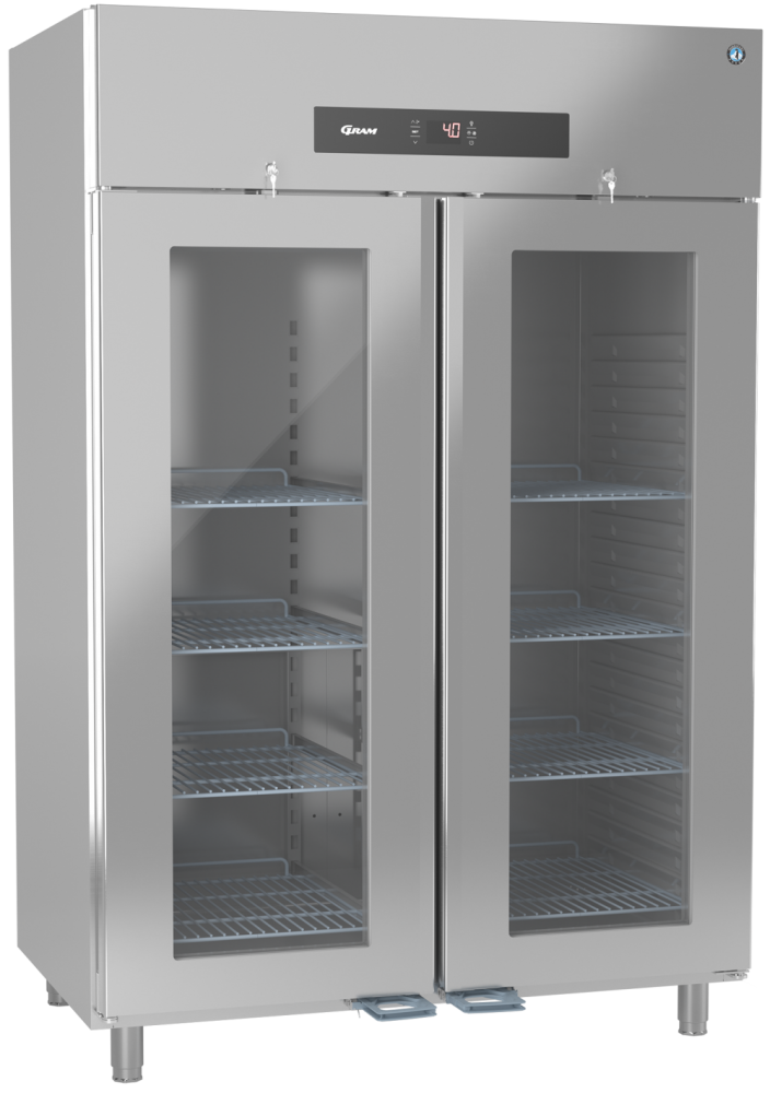 Hoshizaki Premier KG 140 L professionele dubbeldeurs koelkast met glasdeuren