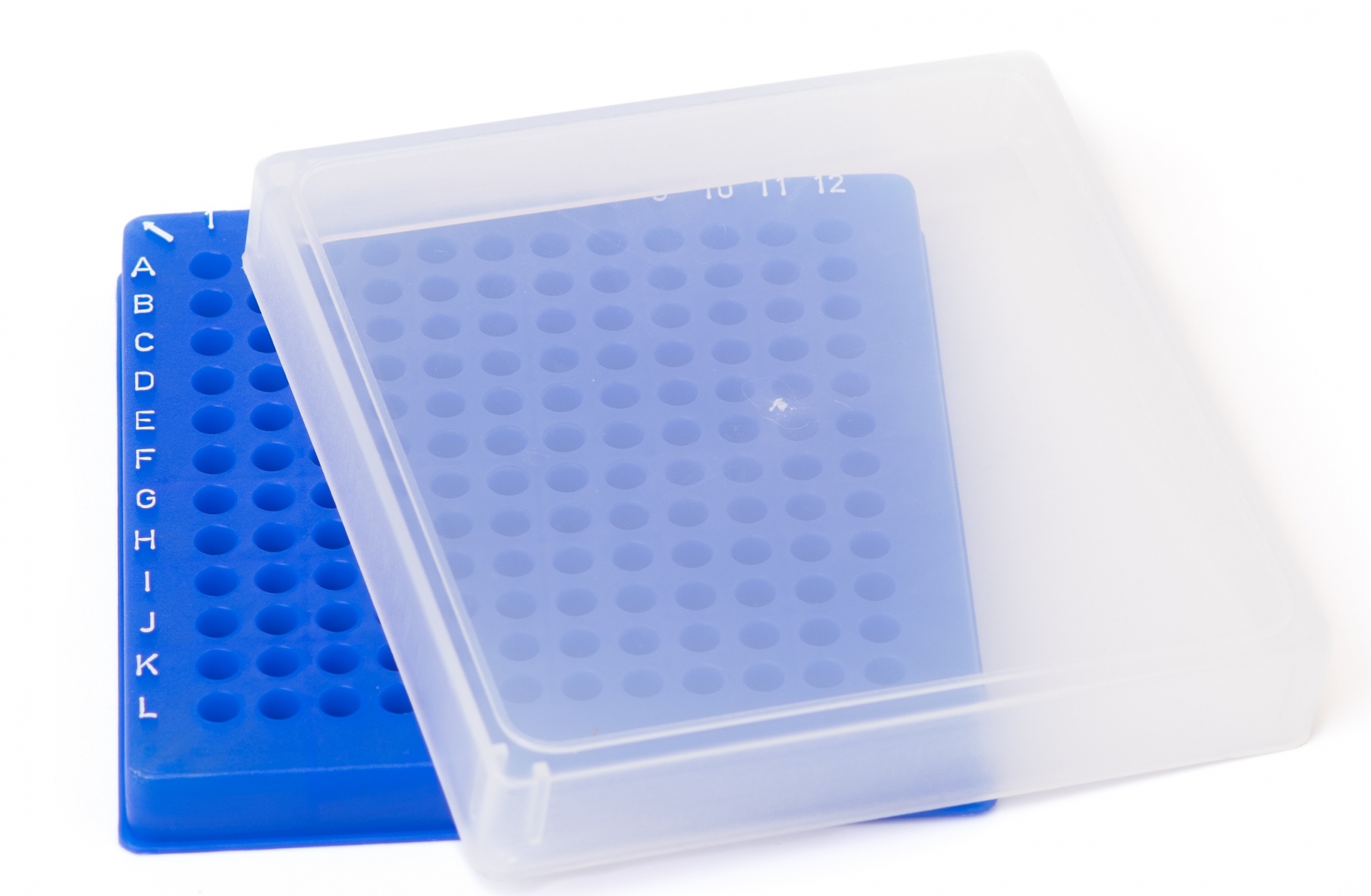 Cryobox polypropyleen 133x133x32 mm met 12x12 insert voor buizen