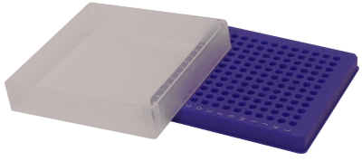 Cryobox polypropyleen 133x133x32 mm met 12x12 insert voor buizen