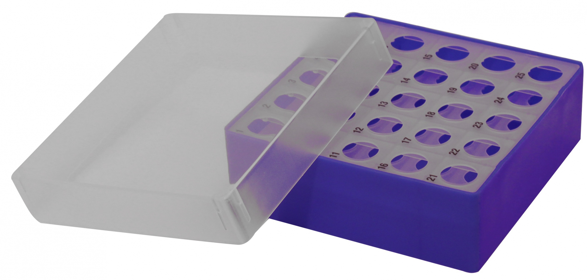 Cryobox polypropyleen 133x133x67 mm met 5x5 insert