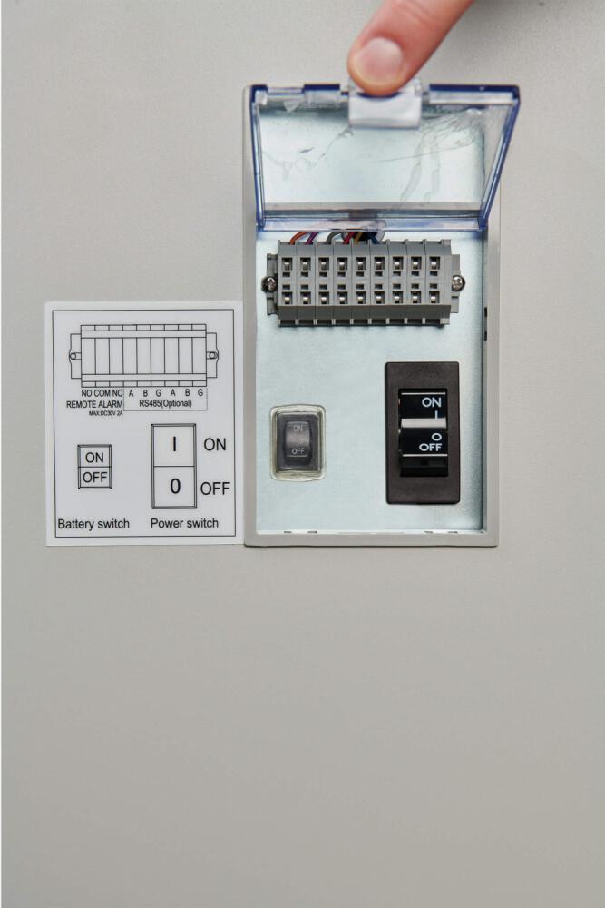 NuAire Blizzard NU-99829VFT - Aan-/uit schakelaars