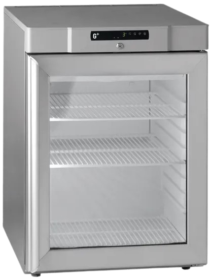 Gram G+ Compact GR200 S professionele tafelmodel koelkast met glasdeur