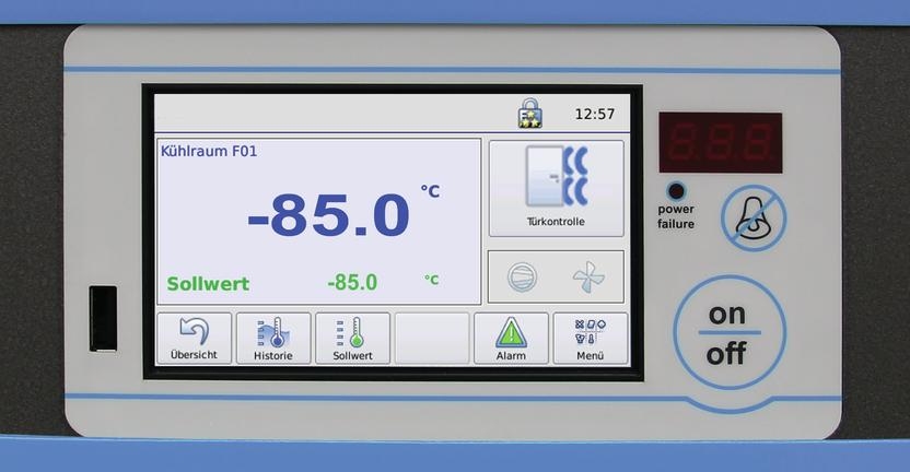 Touchscreen display Fryka B 35-85//logg countertop -80°C vrieskast