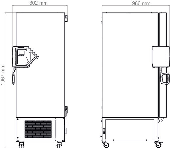 Binder UFV 350 - Afmetingen
