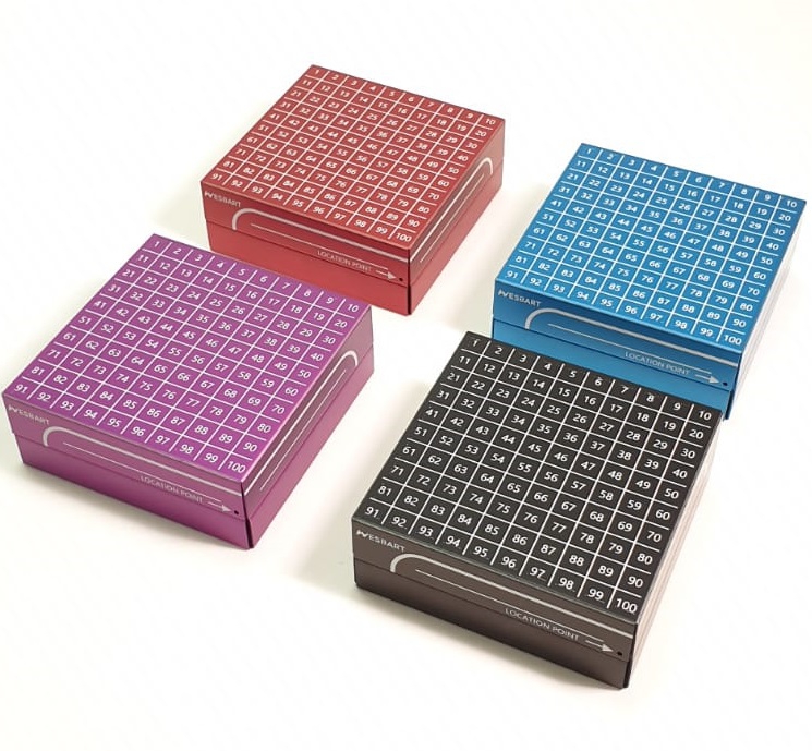 Cryobox aluminium 133x133x100 mm