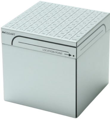 Cryobox aluminium 133x133x130 mm
