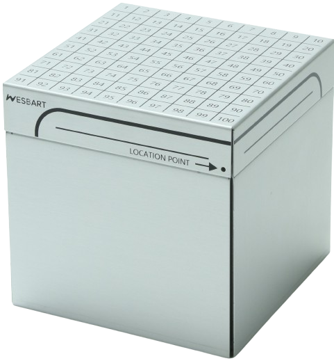 Cryobox aluminium 133x133x130 mm
