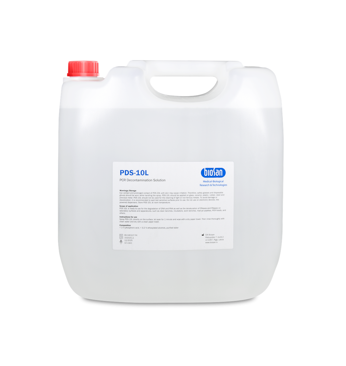 Biosan UVT-S-AR - DNA/RNA decontaminatie oplossing 10 ltr.