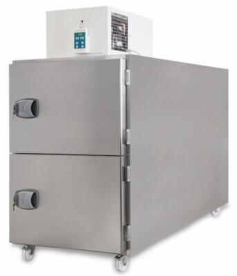 Fiocchetti MOR0002 TN mortuarium koeling met 2 deuren en 2 body trays