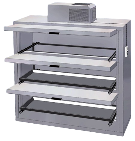 Fiocchetti MCL0003 mortuarium koeling met 3 kleppen en 3 body trays