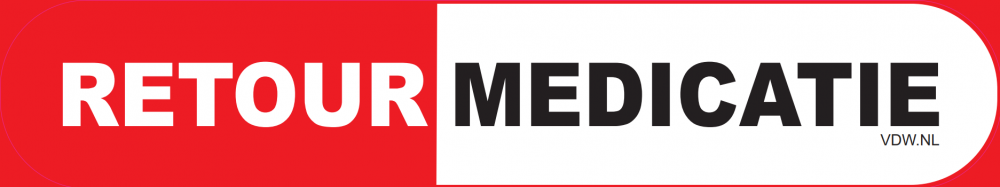 Retourmedicatie sticker