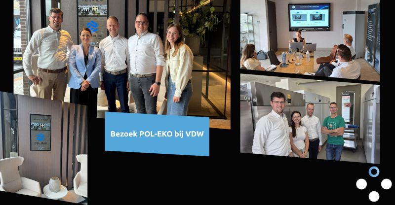 Medewerkers VDW met medewerkster POL-EKO