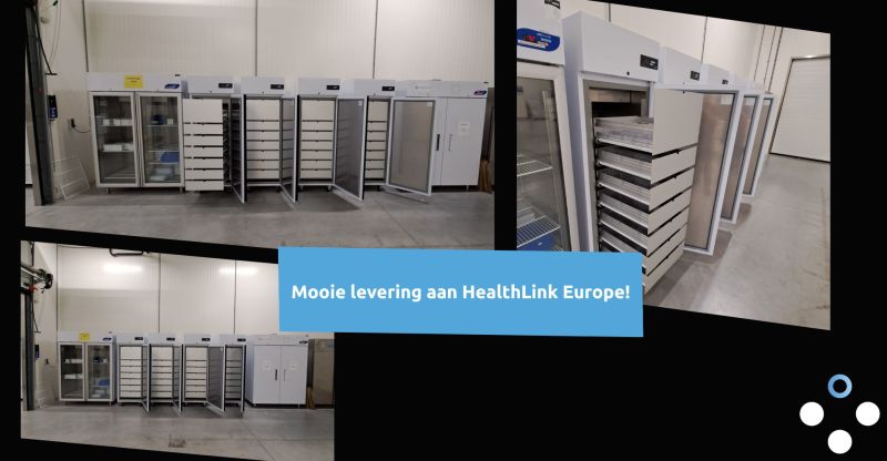 4 geleverde Evermed koelkasten