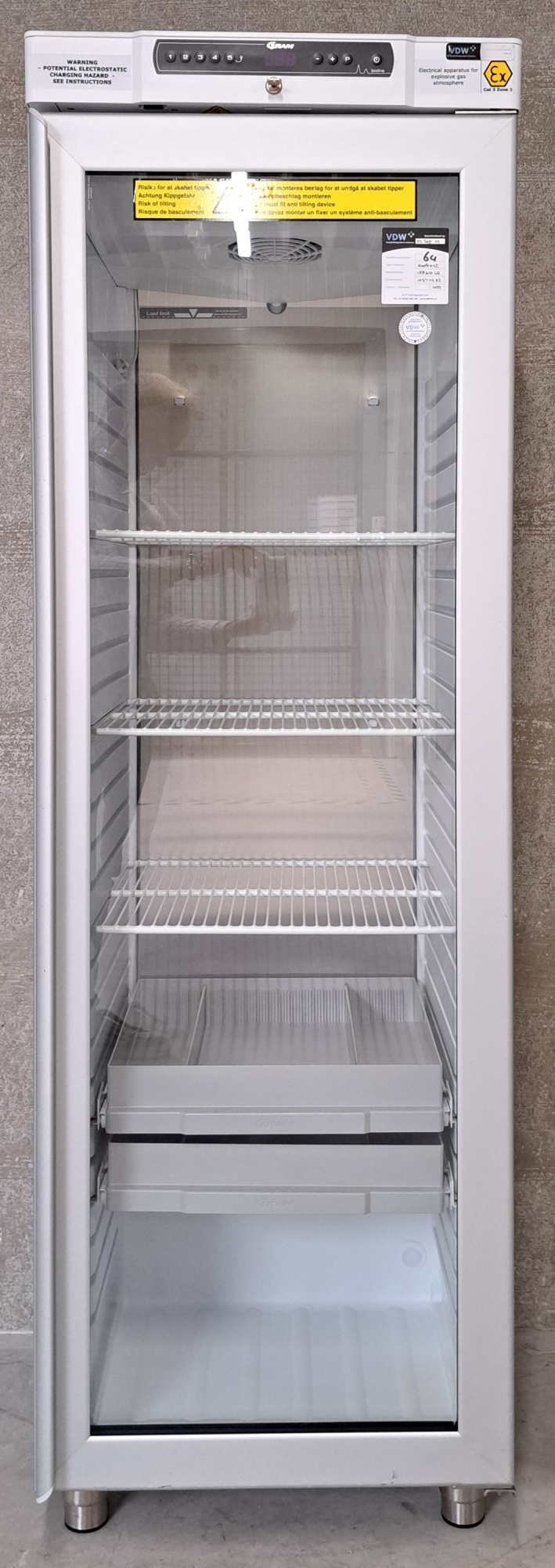 Occasion Gram BioCompact II RR410 medicijnkoelkast met glasdeur