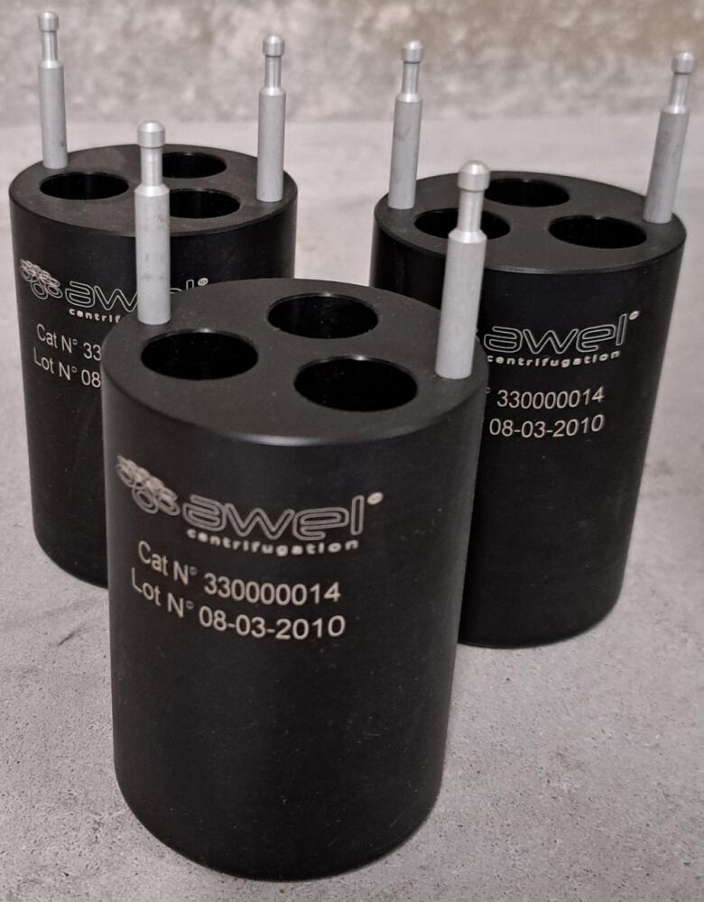 Awel MF 20 - Inserts t.b.v. 3x 15 ml tubes