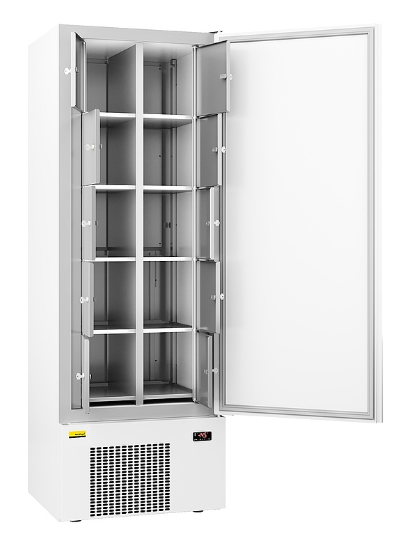 Laboratorium koelkast met 8 afsluitbare vakken