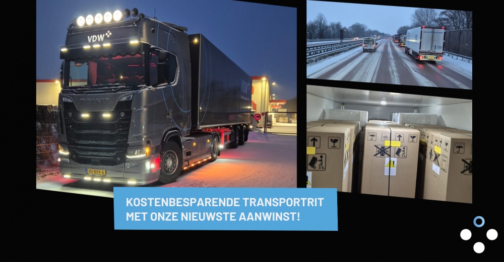 Kostenbesparende transportrit met onze nieuwste aanwinst!