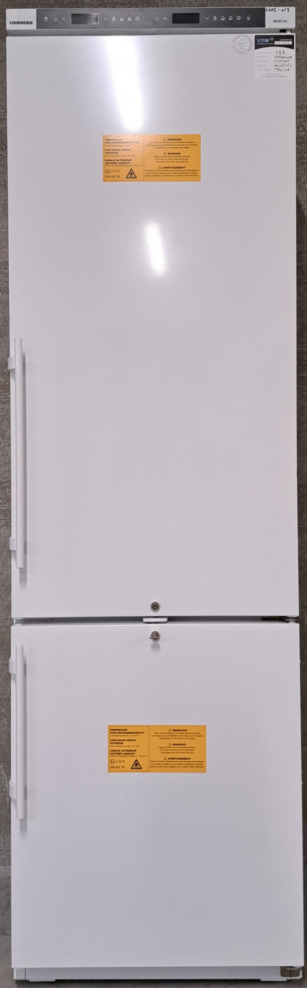 Occasion Liebherr LCexv 4010 laboratorium koelvriescombinatie