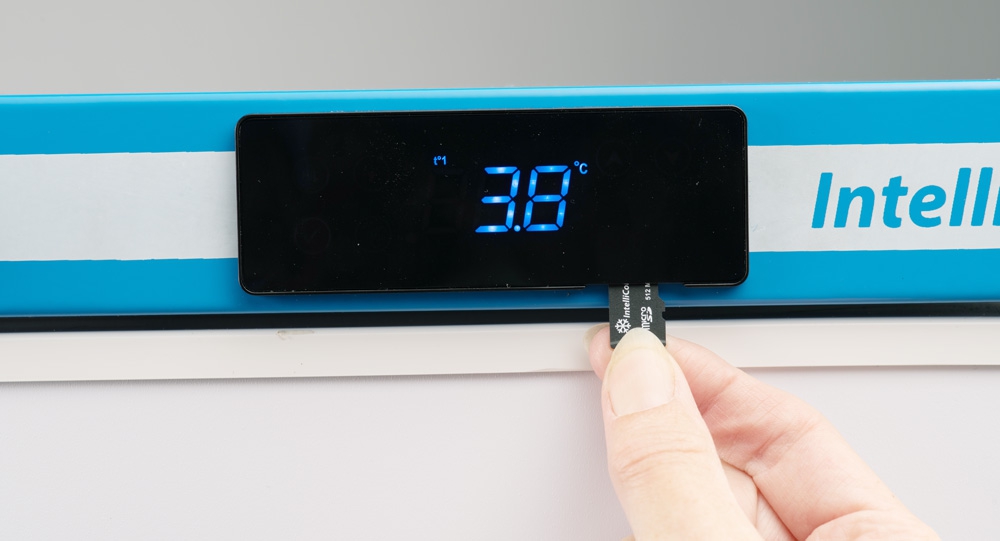 Micro SD kaart voor het uitlezen van data