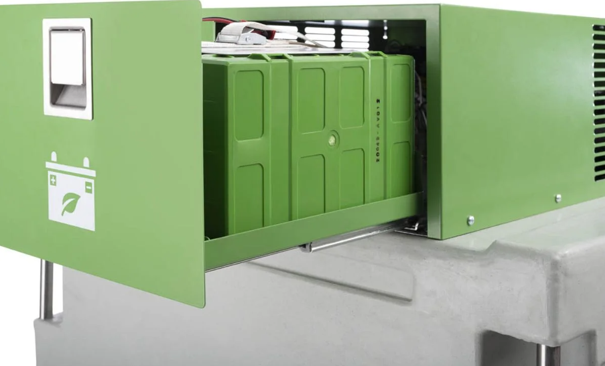 Melform Koala Green 370 - Uittrekbare accu lade