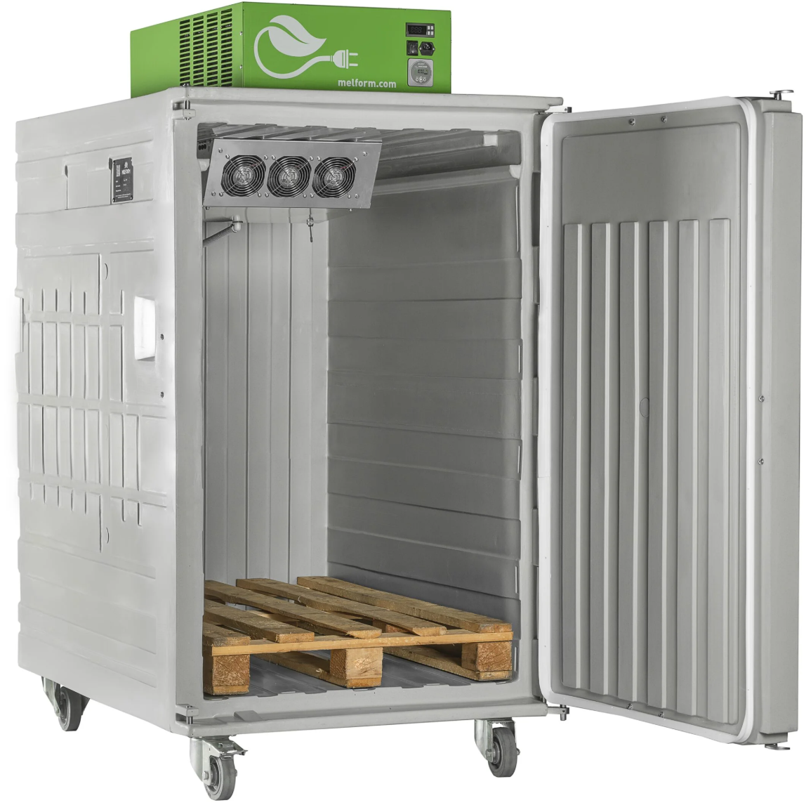 Melform Koala Green 1300 koelcontainer op accu t.b.v. europallet