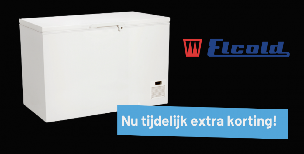Tijdelijke actie op de Elcold Freezers LAB & PRO vrieskisten