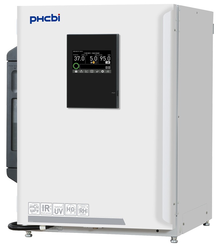 PHCbi MCO-173AICUVHX-PE CO₂ incubator met UV en H₂O₂ sterilisatie en RH regeling